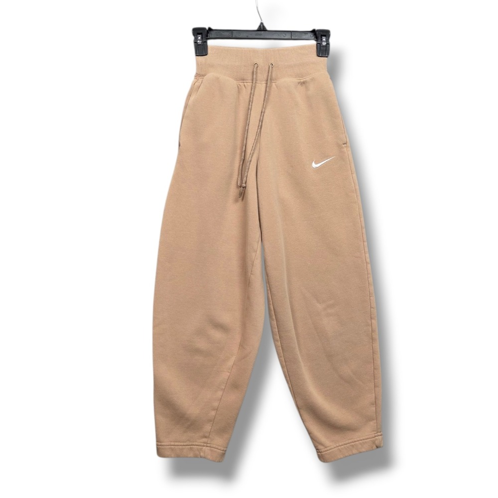 Nike Sportswear Phoenix Fleece High Waisted Curve Sweatpants Womens XXS Hemp